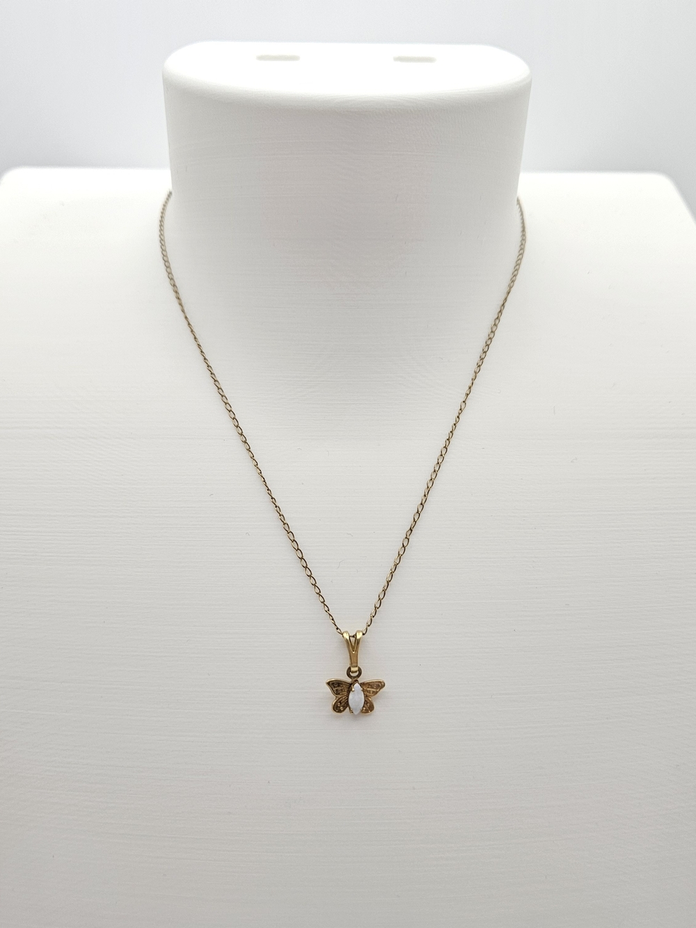 14KT Gold Fill Butterfly Pendant Necklace - Women Jewelry